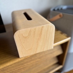 IKEA 木製ティッシュケース（大）の画像