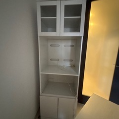 【早急に取りに来てくれる人優先】食器棚 レンジ台 キッチン収納 ...
