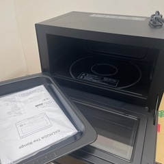 バルミューダ オーブンレンジ K04A-BK ブラック BALMUDA 中古品の画像