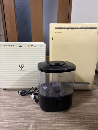 急募　シャープ　プラズマクラスター　ダイキン　空気清浄機　加湿器