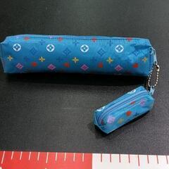 0308-053 ルイビトン風ペンケース　消しゴムケース付き