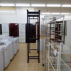 ★ジモティ割あり★ NITORI スチールラック 黒 H214×D50×W120～ クリーニング済み OJ8357の画像