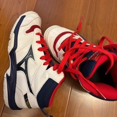 大変お得！ほぼ新品！！ミズノ　バスケットシューズ　子供の画像