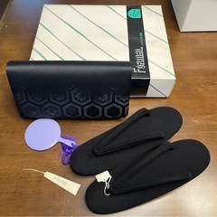 鞄と草履セット　(冠婚葬祭用)