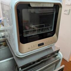 食洗機　シロカ　シンク台付　水栓なくても可の画像