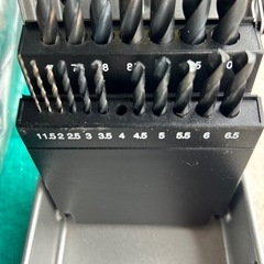 キリ18本セット　未使用の1ミリから10ミリ18本セット未使用の画像