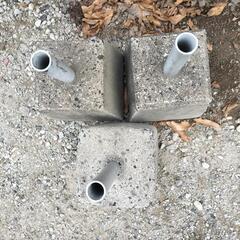 決まりました ブロックとのぼり台の画像