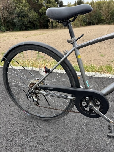 手渡しのみ、10,400円、27インチ、外装6段変速、LEDオートライト付きの