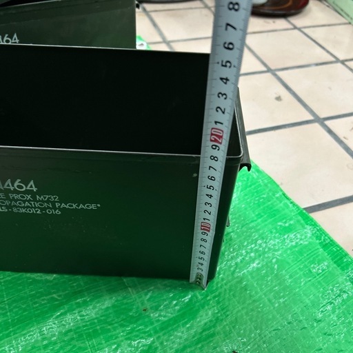 アンモボックス大型 弾薬箱 ステンシル入り 2個セット アンモボックス