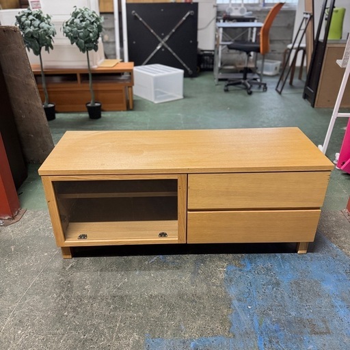 激安‼️ 廃盤モデル　無印 MUJI　オーク材　テレビボード　110　avラックA0866