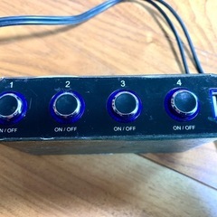 車用 USB 個別スイッチ付 5ポート充電ステーションの画像