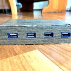車用 USB 個別スイッチ付 5ポート充電ステーションの画像