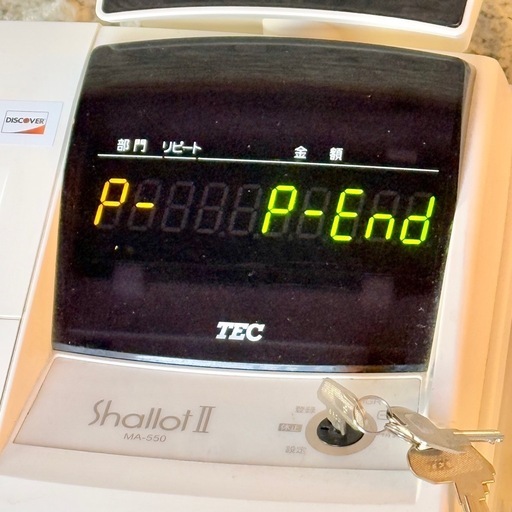 ジャンク品 東芝TEC「シャロット2」MA-550