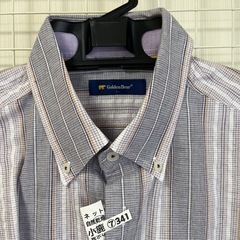 Golden Bear  men's半袖ボタンダウンシャツ 