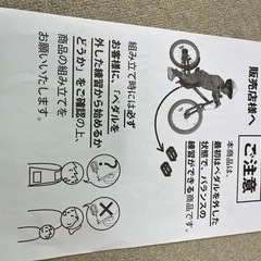 ラクショーライダー18インチの画像