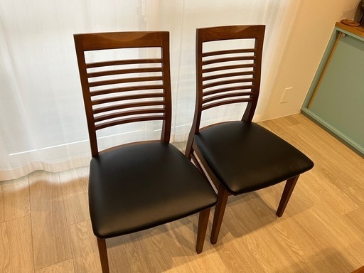 天然木ダイニングテーブルセット イス2脚＆ベンチ  ワゴン付き