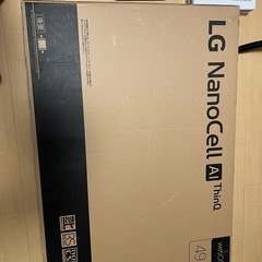 LG Nanocell Ai ThinQ 49インチ 4Kテレビ + テレビ台の画像
