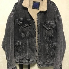 【ZARA MAN ムートンデニムジャケット】