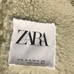 【ZARA ボアフライトジャケット】の画像