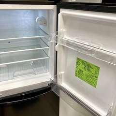 仙台市内トラック荷台渡し無料！ 学生 一人暮らし 2023アイリスオーヤマ 一人暮らし 中古 家電　 冷蔵庫 142L ブラック の画像
