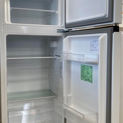 2点セット 2023年製 ハイセンス 冷蔵庫 124L 洗濯機 5.5kg 札幌市東区中沼町の画像