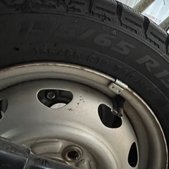 軽自動車　スタッドレスタイヤ鉄ホイール付きの画像