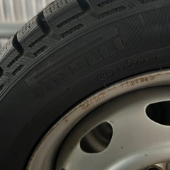 軽自動車　スタッドレスタイヤ鉄ホイール付きの画像