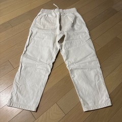 GU メンズパンツ　白色　Lサイズの画像