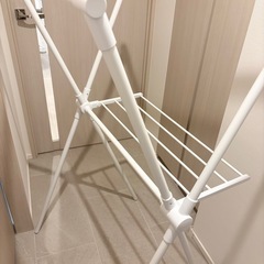 ニトリ コンパクトX型物干しラック　折りたたみ可