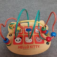 赤ちゃん おもちゃ 木製 キティーちゃん