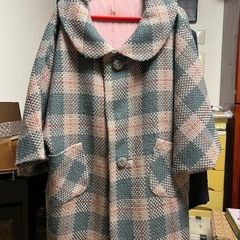 昭和感漂う レディース コート 古着