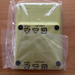 新品　電卓　黄緑の画像
