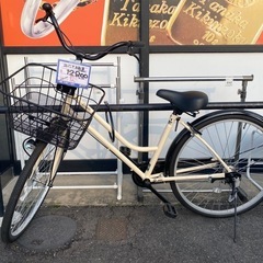 26インチ自転車cream