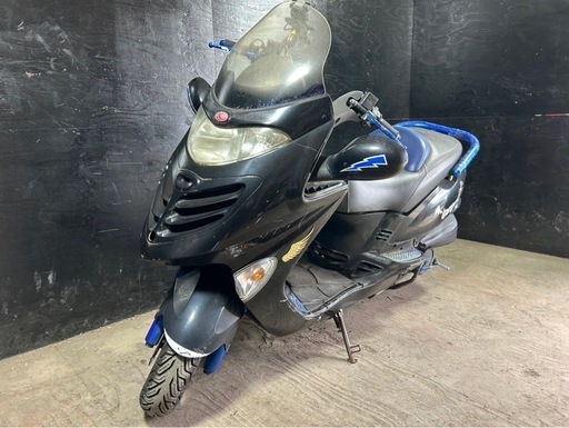 ★支払総額3.3万円★定休日なし！いつでも現車確認可能です！キムコ グランドディンク125Z 黒 電動格納ミラー！グリップヒーター付き！サイスタ付き！