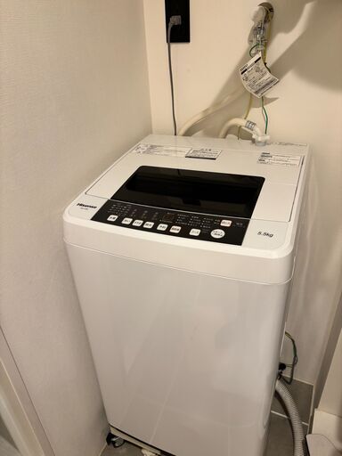 【Hisense】小型洗濯機