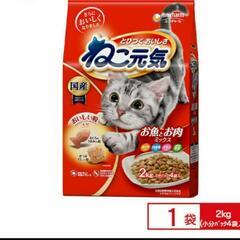 ねこ元気 2kg お魚とお肉ミックス