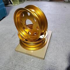 キタコアルミホイールゴールド2.5j_8インチ