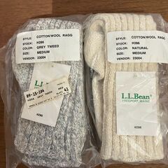 LLビーン ウールソックス 2セット