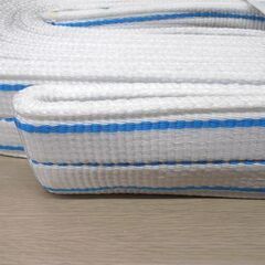 開封未使用品 TESAC 耐化学薬品用 PP ブルースリング 75㎜　長さ4.5m 最大荷重 4.0t NKJ13F テザック JIS B8818 苫小牧西店の画像