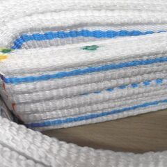 開封未使用品 TESAC 耐化学薬品用 PP ブルースリング 75㎜　長さ4.5m 最大荷重 4.0t NKJ13F テザック JIS B8818 苫小牧西店の画像