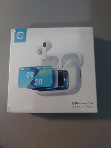 新品未開封　ディスプレイ付　ワイヤレスイヤホン