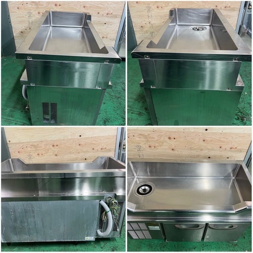ホシザキ舟型シンク付コールドテーブル