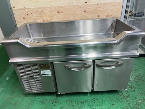 ホシザキ舟型シンク付コールドテーブル