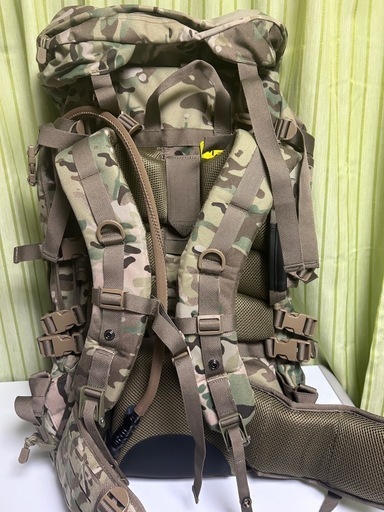 [MT] ミリタリー バックパック 米軍 USMC スタイル ILBE リュックサック 大容量 80L 防水 アウトドア サバイバル キャンプ 登山 マルチカム (ILBE Multicam)