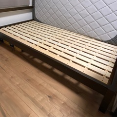 無印良品　セミダブルベッドフレーム　引き出し付き 