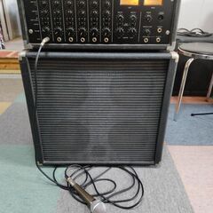 YAMAHA 6chパワードミキサー＋Roland SP＝簡易PA