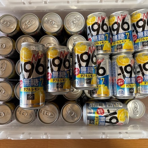 【値下げ中】サントリー　-196 ダブルレモン無糖 350ml＋500mlセット