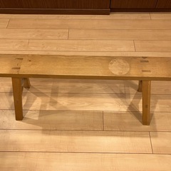 無印良品　木製スタンドの画像
