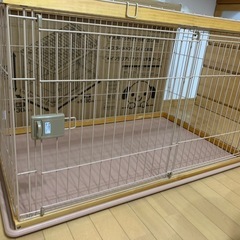 お値下げしました!ペット用インテリアサークルWOODYの画像