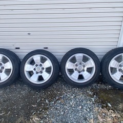 値下げしました　
トヨタ純正アルミ　タイヤセット 